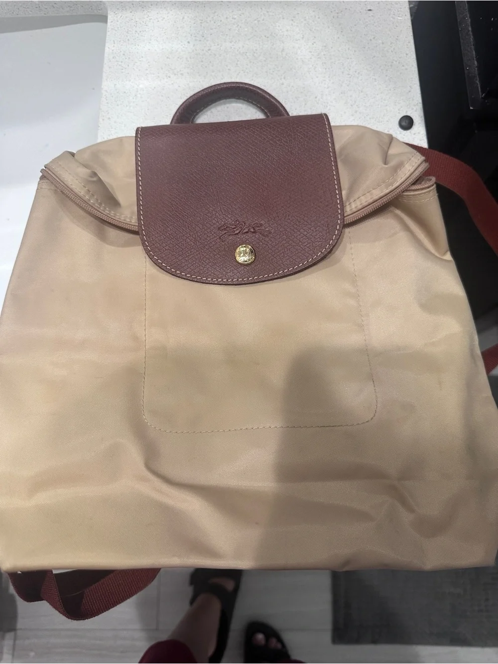 Longchamp compact backpack